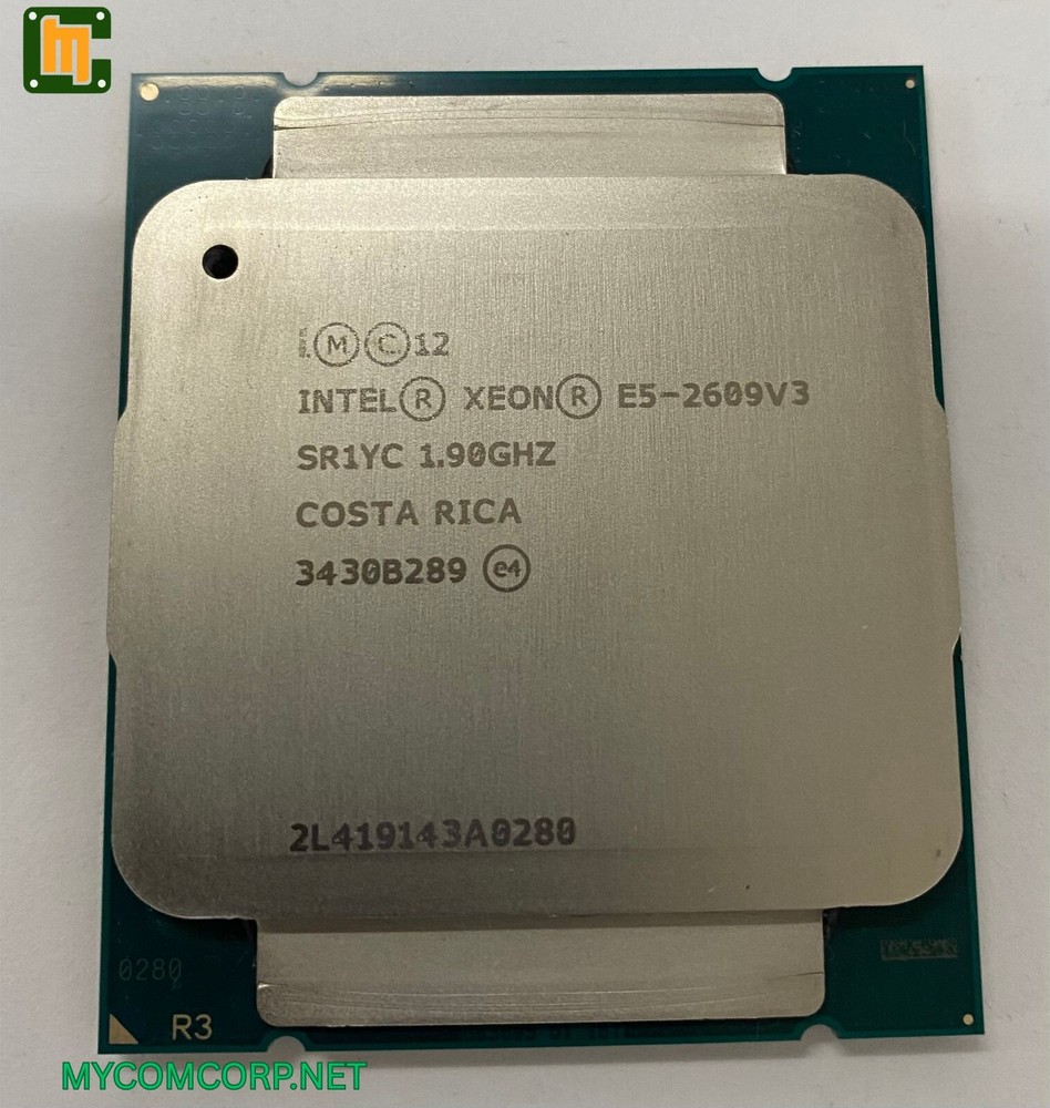 Intel Xeon E5-2609 V3 1.90GHz 6-Core Server CPU SR1YC Tested (LOT 3PC)