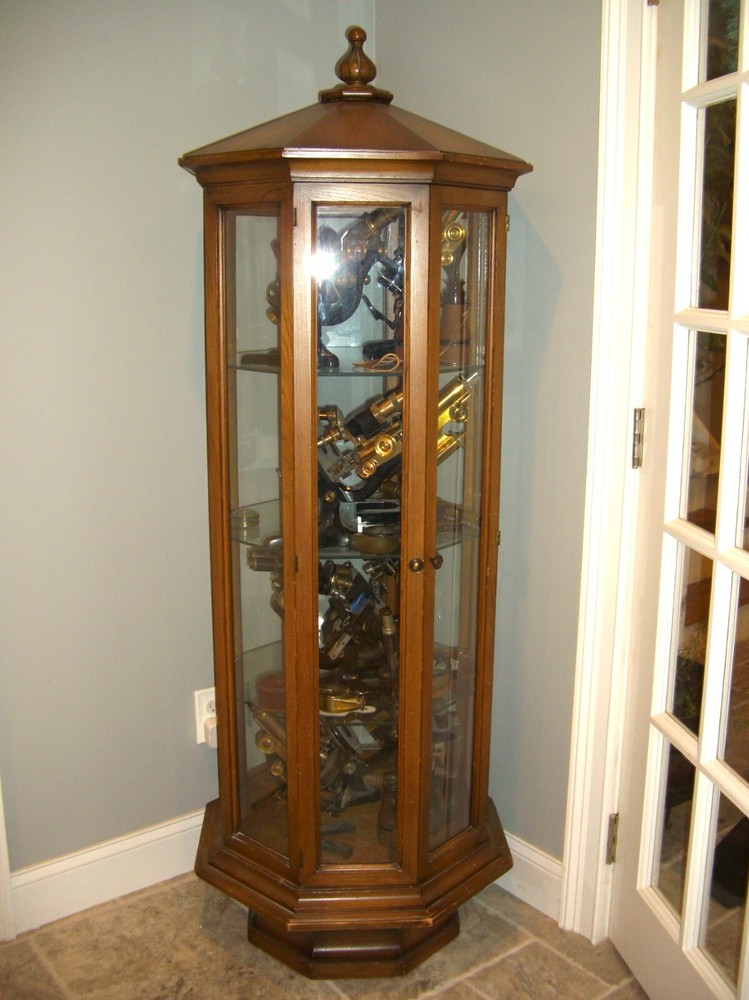 Mid Century Modern Octagonal China Display Cabinet
