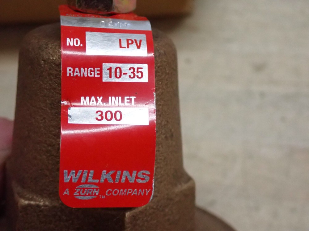 600LPV 600HT WILKINS PRESSURE VALVE REDUCING NEW