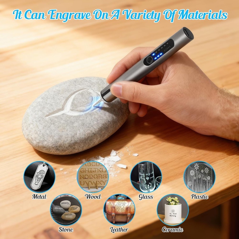 Customizer Engraving Pen (Formerly Culiau): Ultimate Cordless Portable Tool