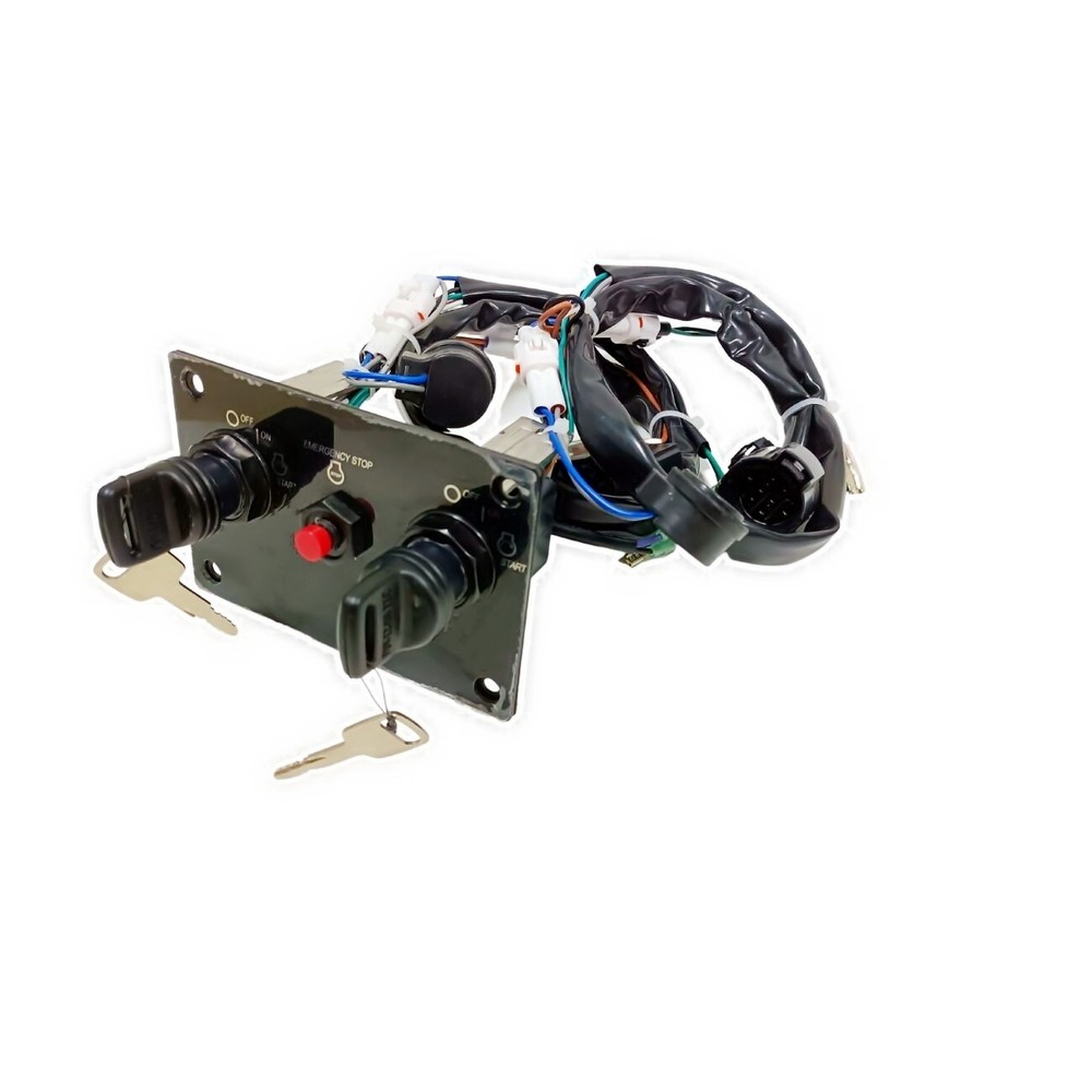 SUZUKI outboard Top single Ignition Key Switch PANEL 37100-96J14 with Lanyard