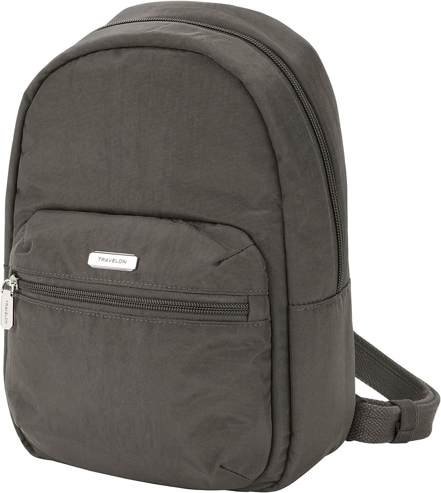 Travelon Small Backpack, Smoke, One Size Smoke