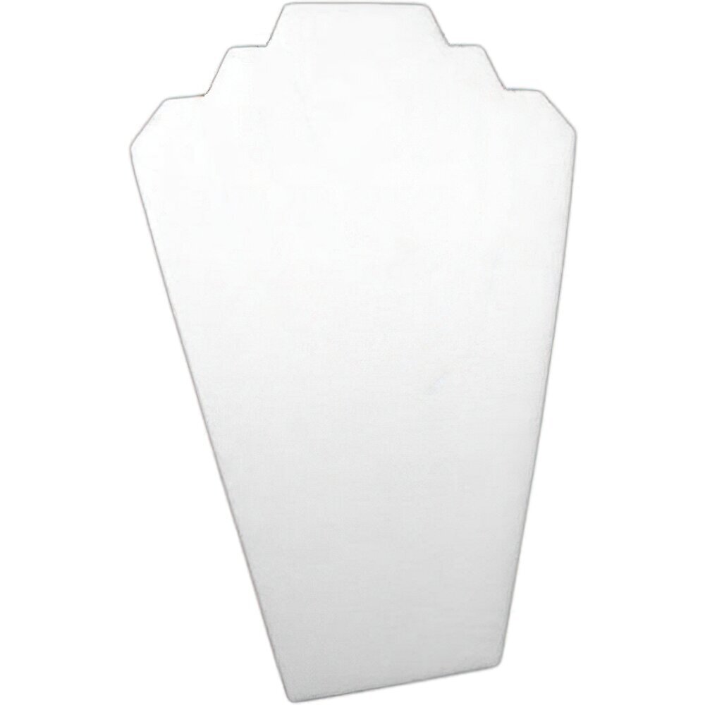 White Leatherette Large Jewelry Display 8 Pc Set