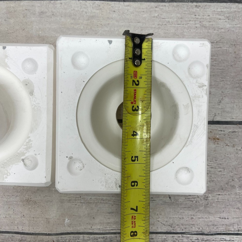 Vintage 1995 Boothe Mold Ceramic Casting Mold Plain Dip Insert #1068