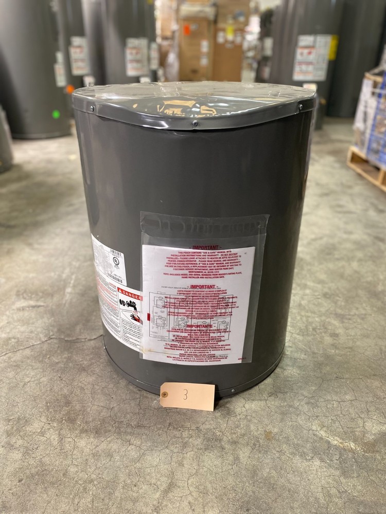 NEW Rheem 20 Gallon Point of Use Electric Water Heater. Item #3