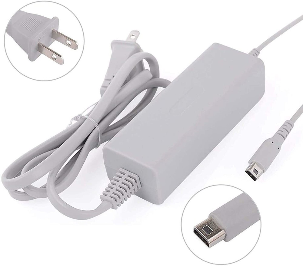 Replacement AC Adapter Power Charger Cable For Wii U Gamepad Remote Controller
