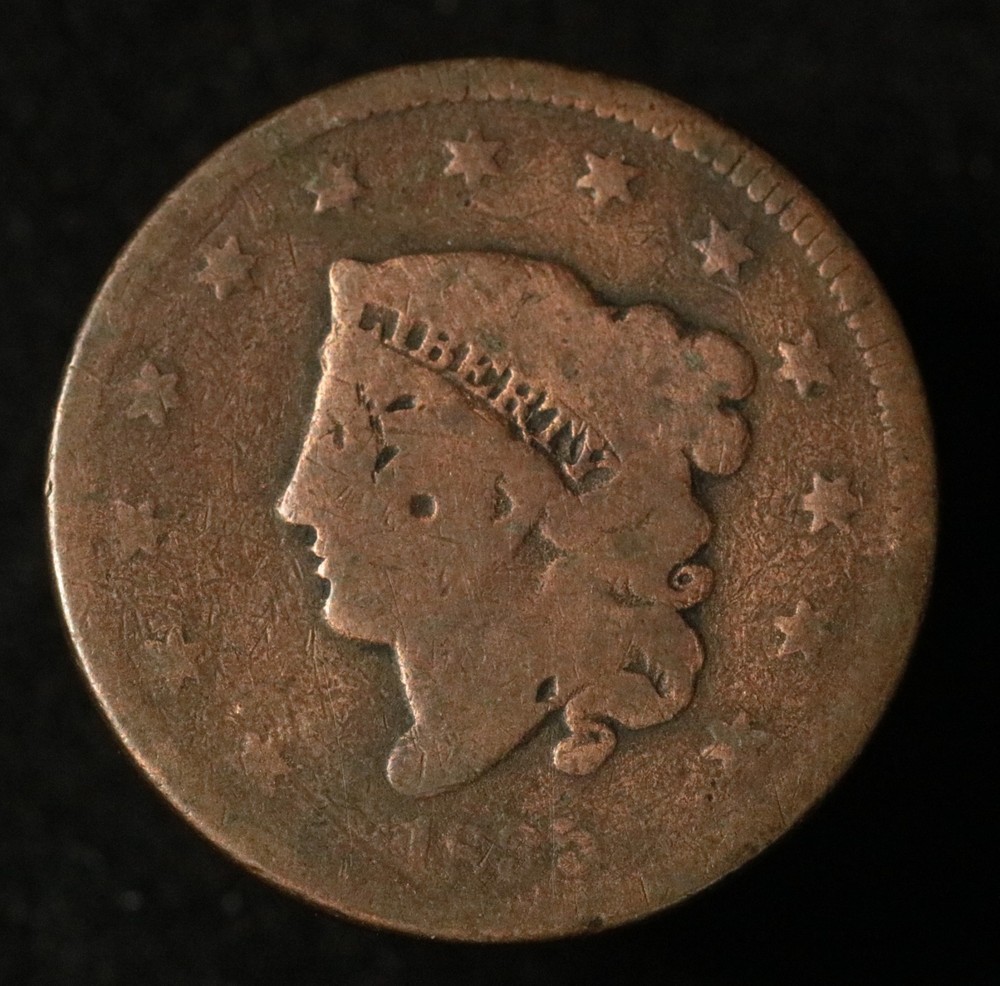 USA 1835 Large Cent - Coronet Head