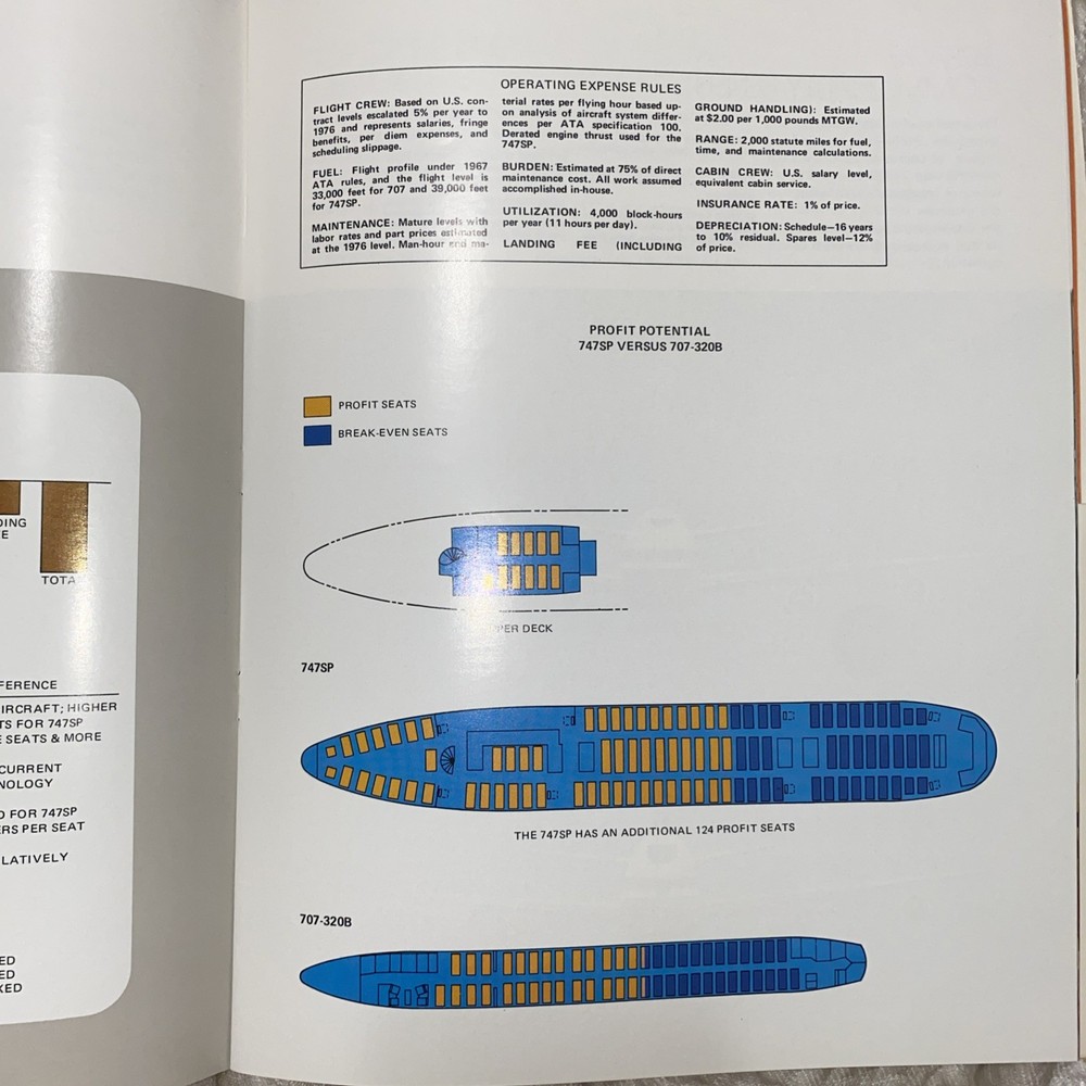 Boeing 747 SP Brochure