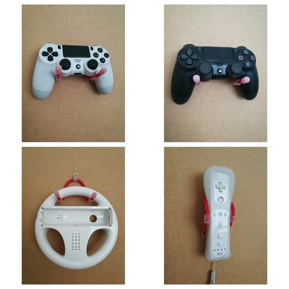 Bendeeze Controller wall mount holder PS4 PS5 Nintendo Switch XBOX one Series x