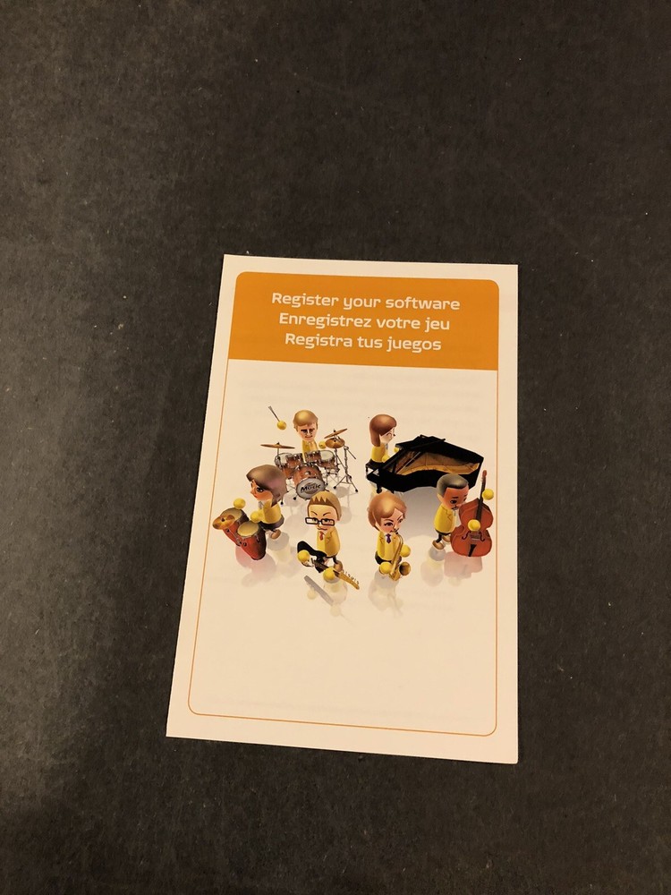 Wii music Nintendo Insert Only