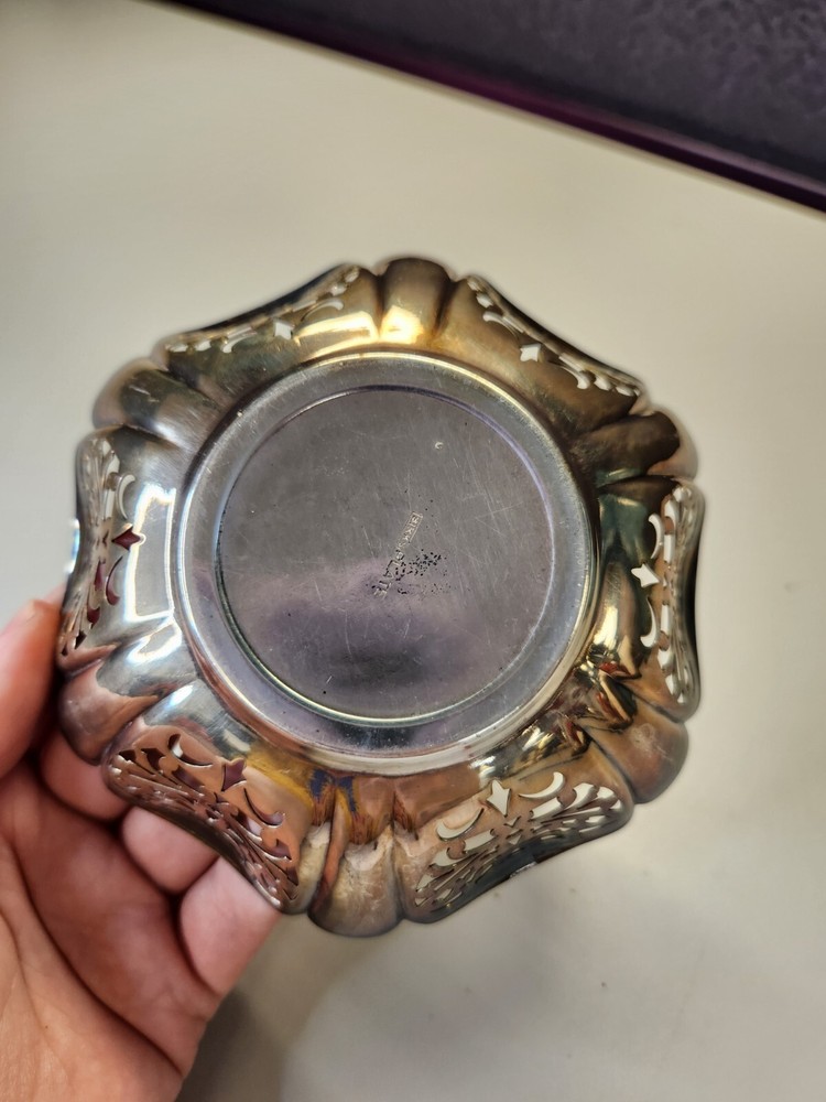 Birks Silver Plate Pierced Bowl