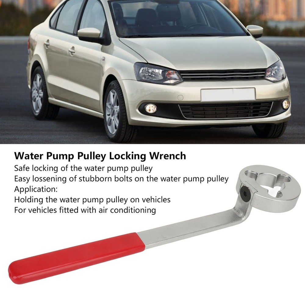 Efficient Water Pump Pulley Locking Wrench For AC Vehicles HTEO