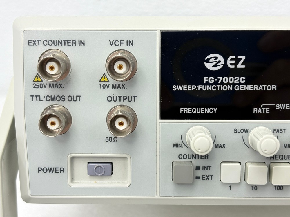 Pre Owned | EZ Digital FG-7002C Sweep/Function Generator - White w/ Power Cord