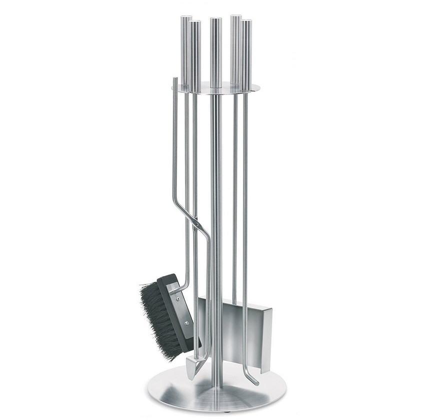 Blomus Chimo 5-piece round fireplace tool set