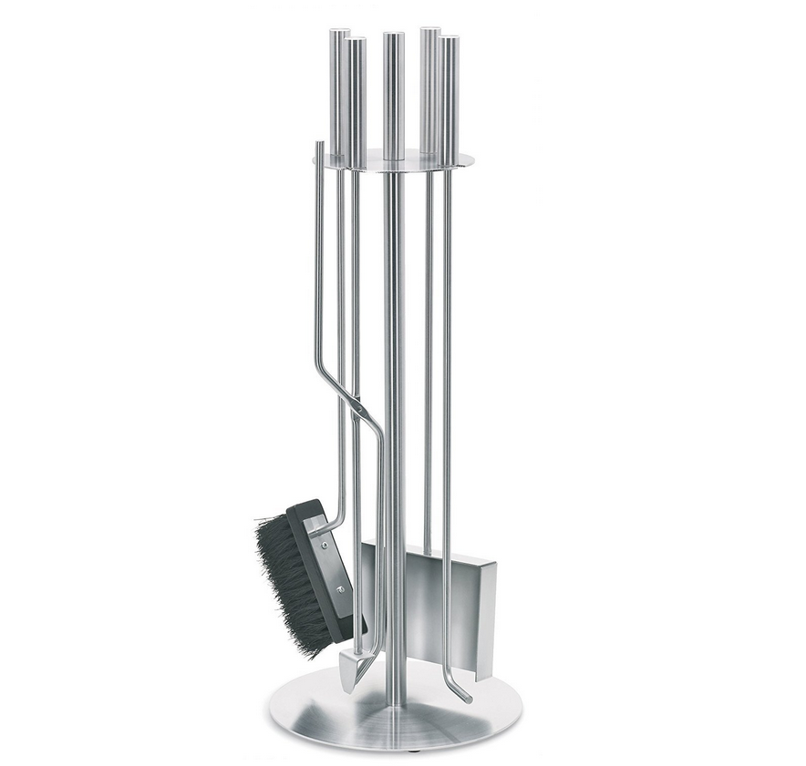 Blomus Chimo 5-piece round fireplace tool set