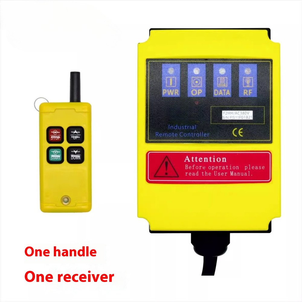Industrial Remote Control Switch Crane Transmitter 4 Channels Built-in Contactor