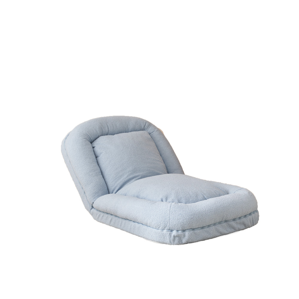 Triple Fold Down Sofa Bed,Blue