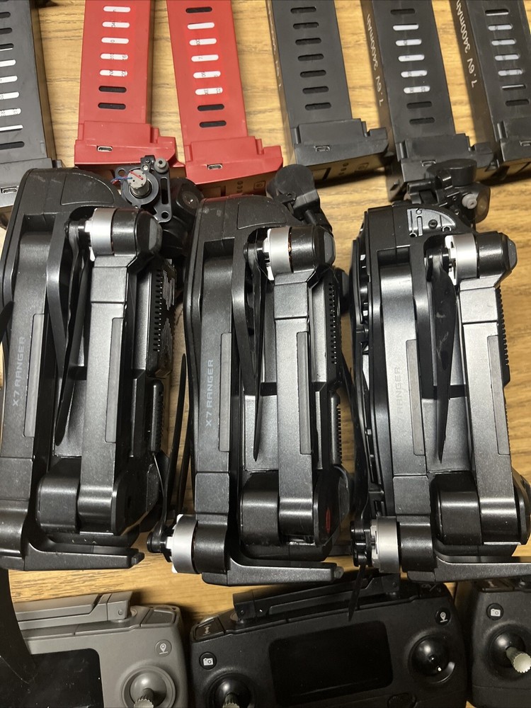 (3) - EXO X7 Ranger Drones, Controllers and Batteries