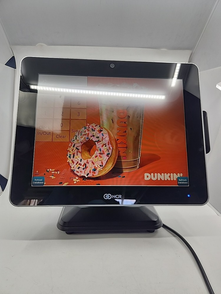 NCR 7761 POS Terminal Touchscreen Restaurant System Boots Oracle Simphony