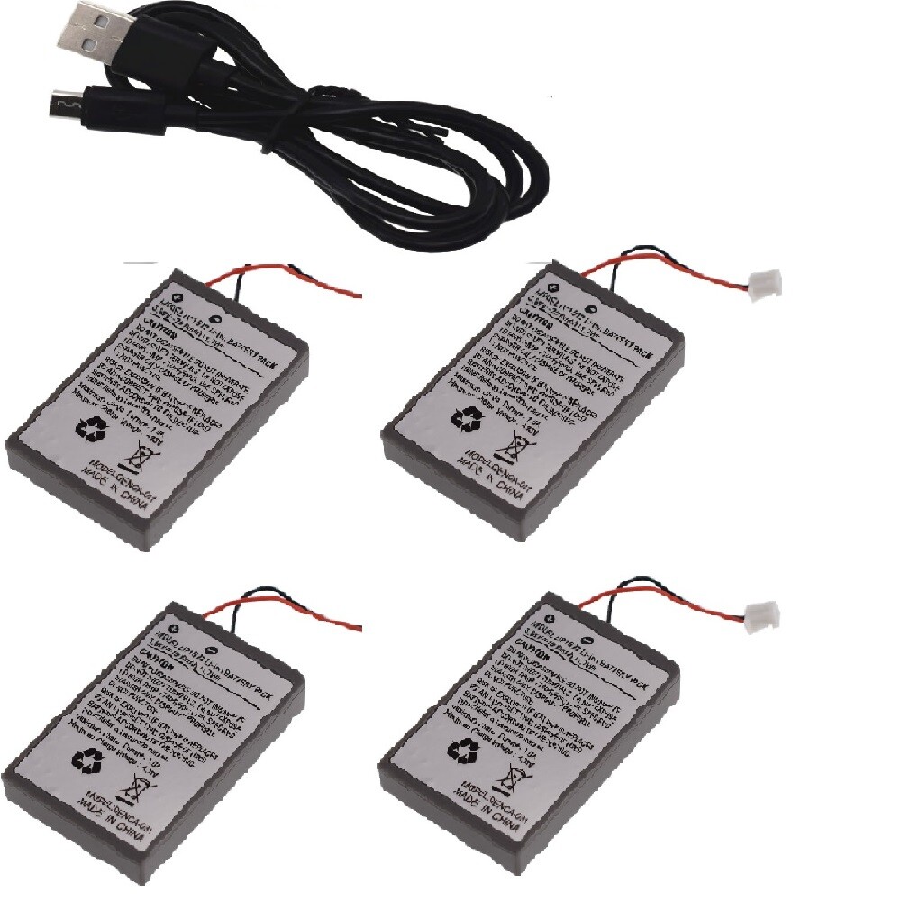 Rechargeable Battery For PS4 Controller 2000mAh Replacement & Charging Cable
