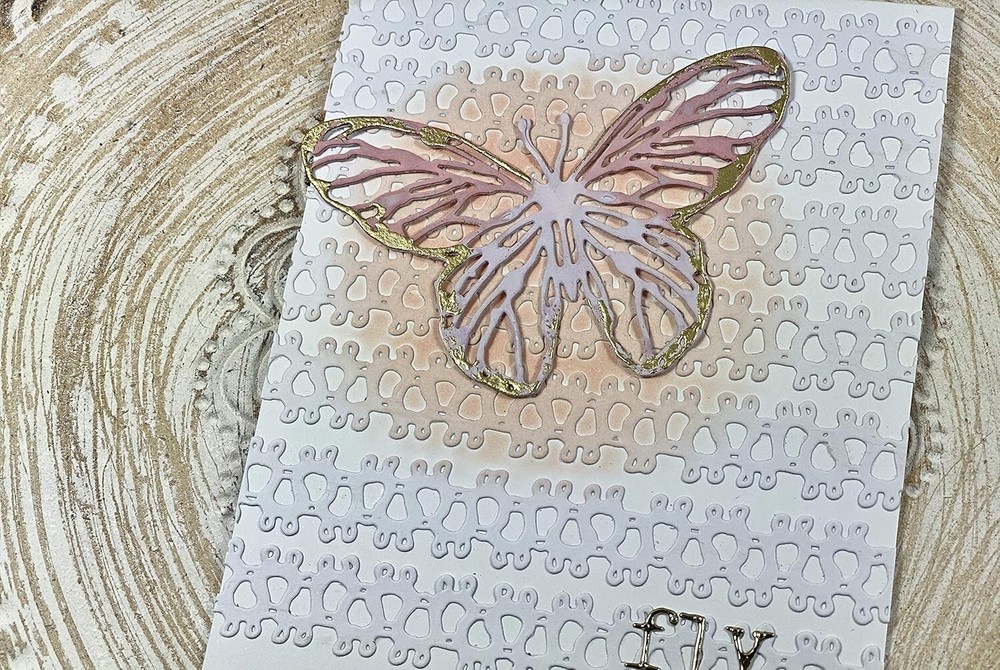 Sizzix Thinlits Tim Holtz Crochet 2 Winter Pattern Cutting Dies 664413 NEW