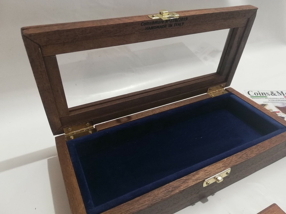 Wood Display Case For Knives Coins