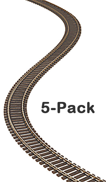 Atlas HO Scale Code 100 36" Super-Flex Model Train Track (5-Pack)