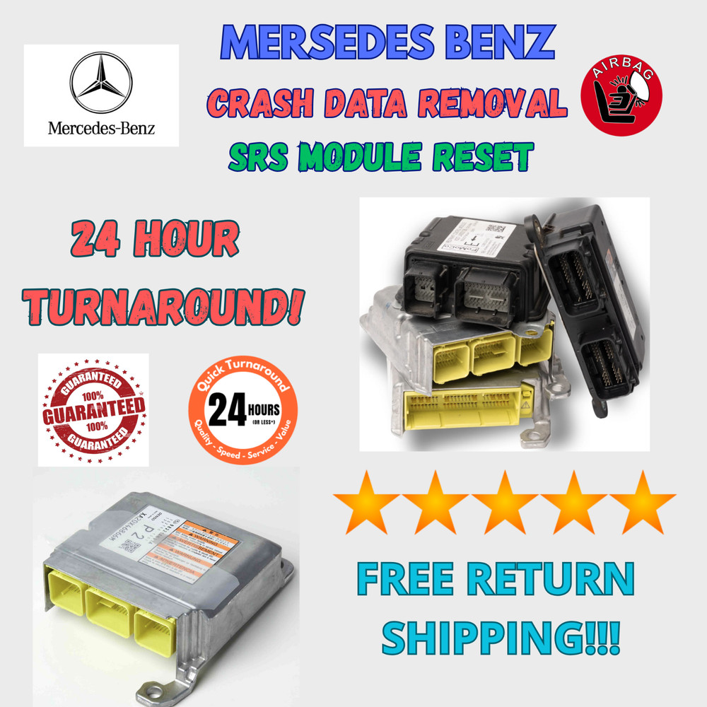 MERCEDES BENZ SRS MODULE RESET CRASH DATA CLEARING SERVICE
