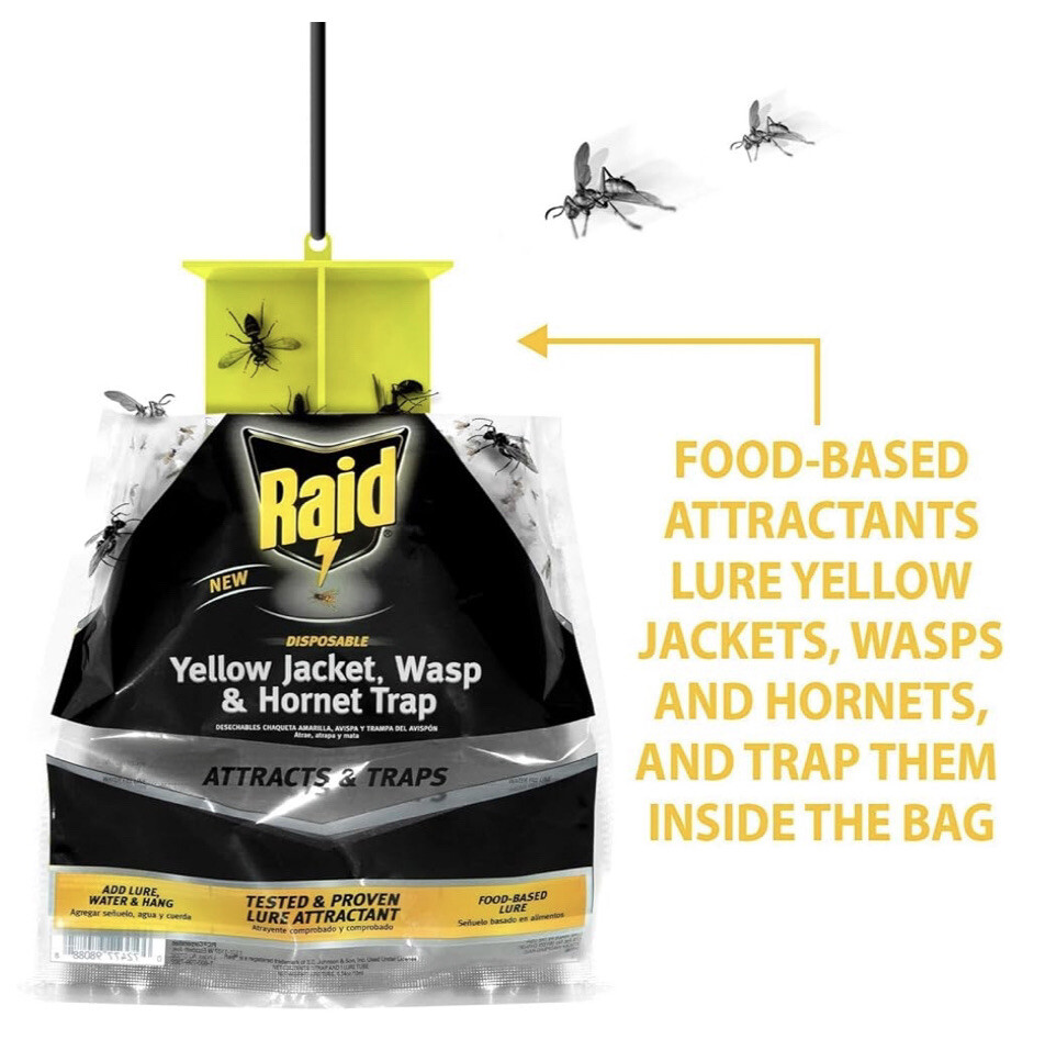 Raid 1 Disposable Trap Yellow Jackets, Wasps and Hornets