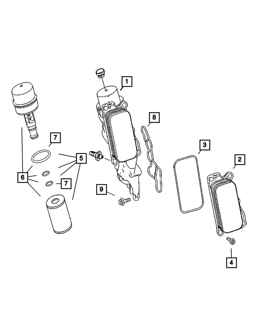 Genuine Mopar Screw 5073680AA
