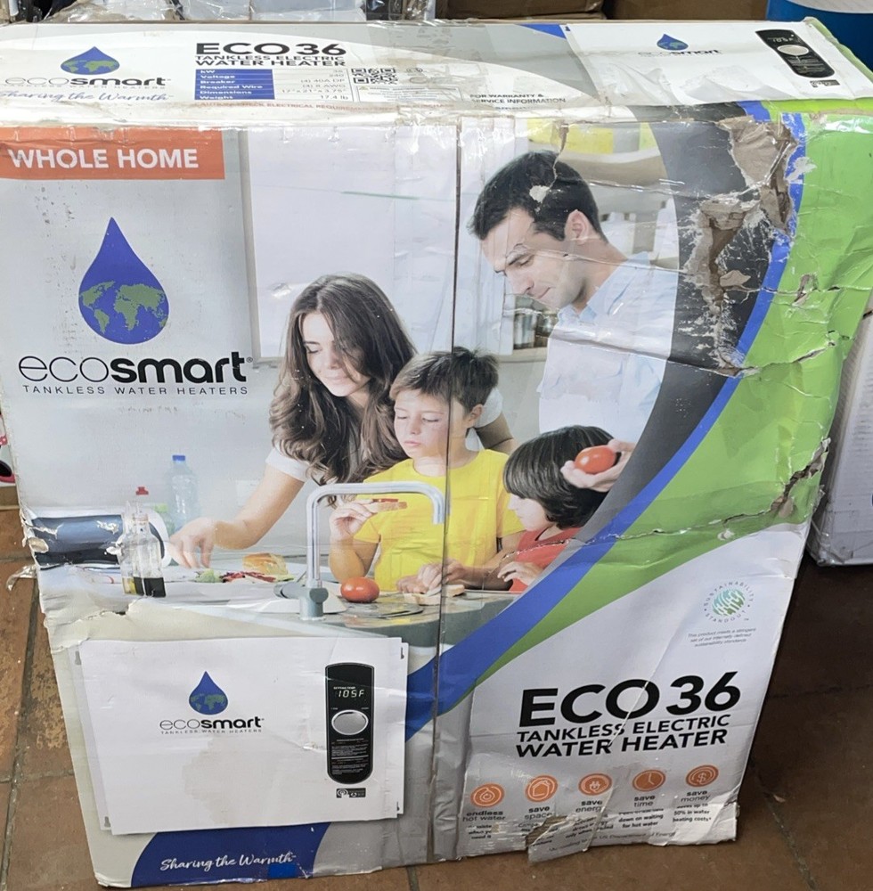 EcoSmart 36 kW 7.03 GPM 240-Volt Electric Tankless Water Heater (FOR PARTS)