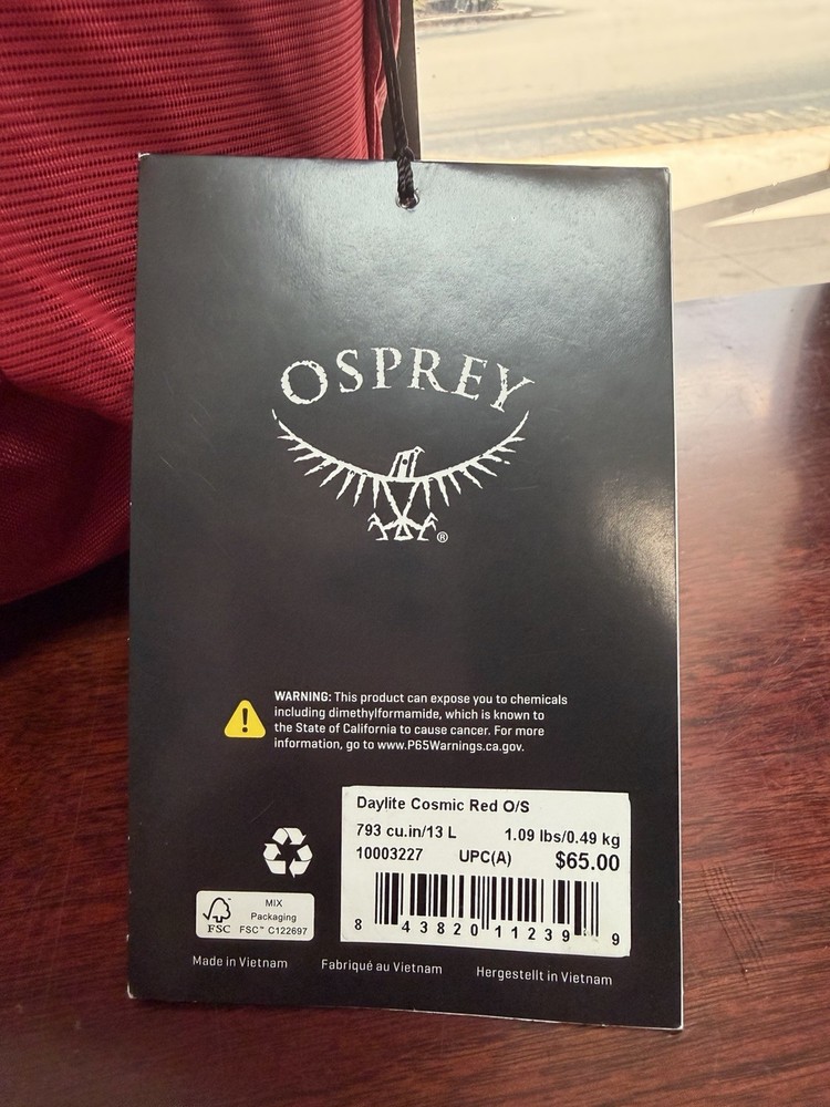 Osprey Daylite Backpack 13L Cosmic red