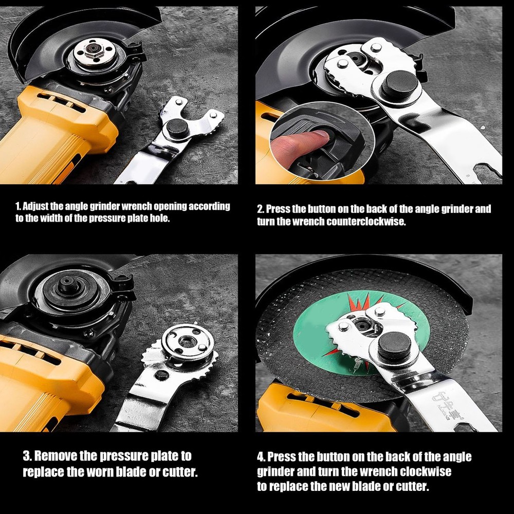 Grinder Wrench General Angle Grinder Spanner Ergonomic Wrench For Workshop