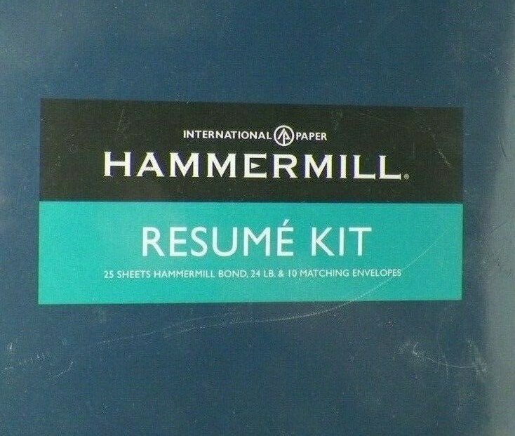 Hammermill Resume Kit 5 Pack New Sealed