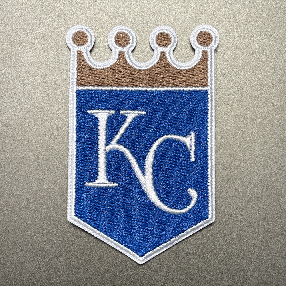 KC Royals Patch Embroidered Iron 2.75x2.85 Inch