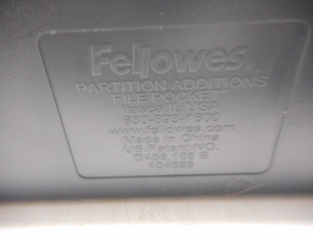 Fellowes Partition Additions File Pocket Office Organizer