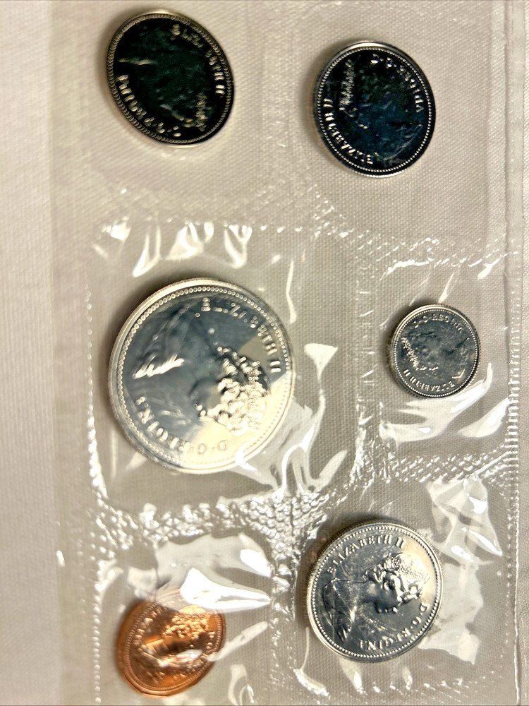 1982 CANADA Proof like Mint Set, Set of 6 Coins