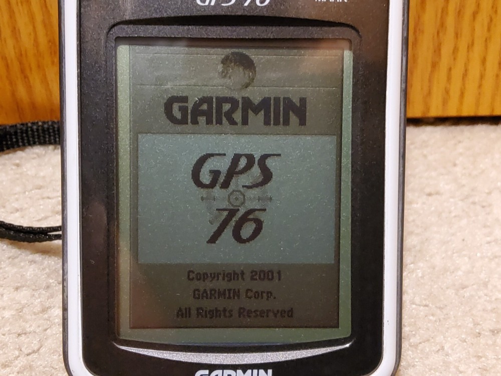 Garmin GPSMAP 76 Tested Clean Bundle w/ box, strap, manuals, cables EUC