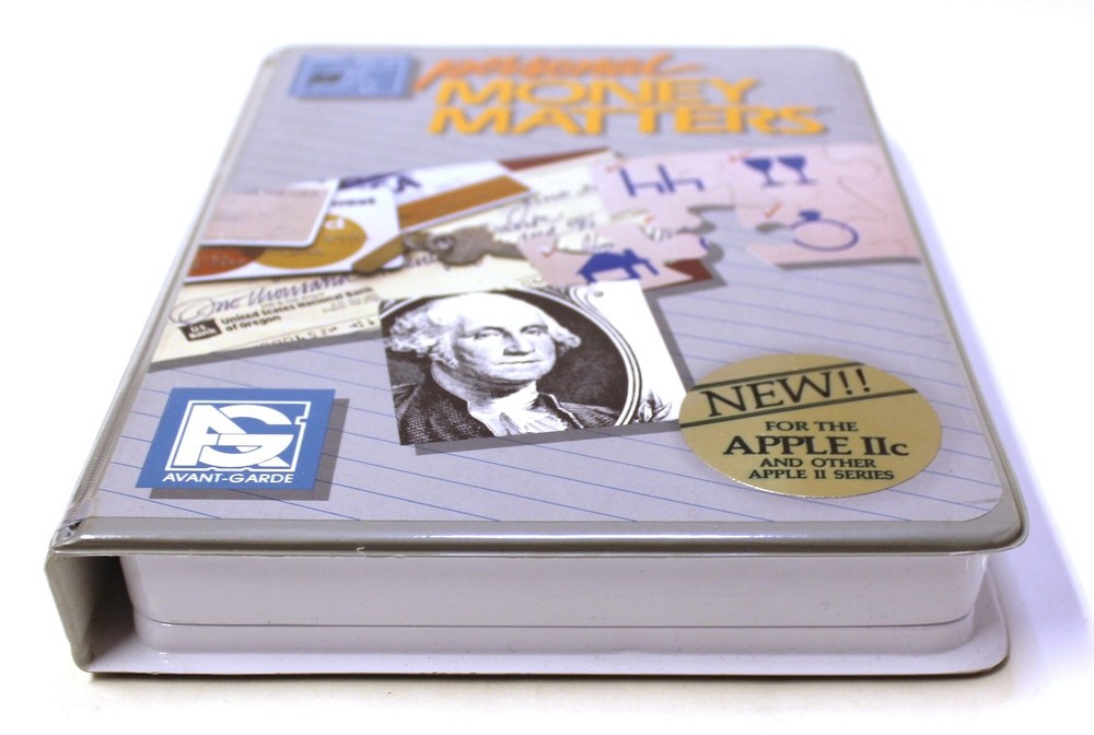 Vintage Personal Money Matters Apple IIc Software