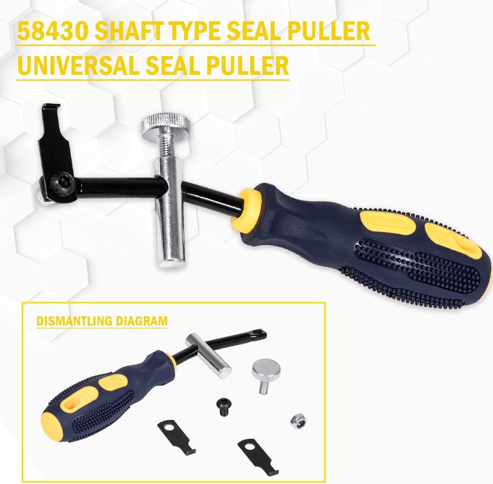 58430 Shaft Type Seal Puller Tool Universal Seal Puller For Auto & Motorcycles