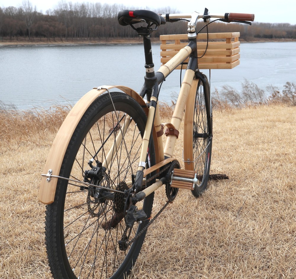 Custom Bamboo Bicycle Full Coverage Fenders