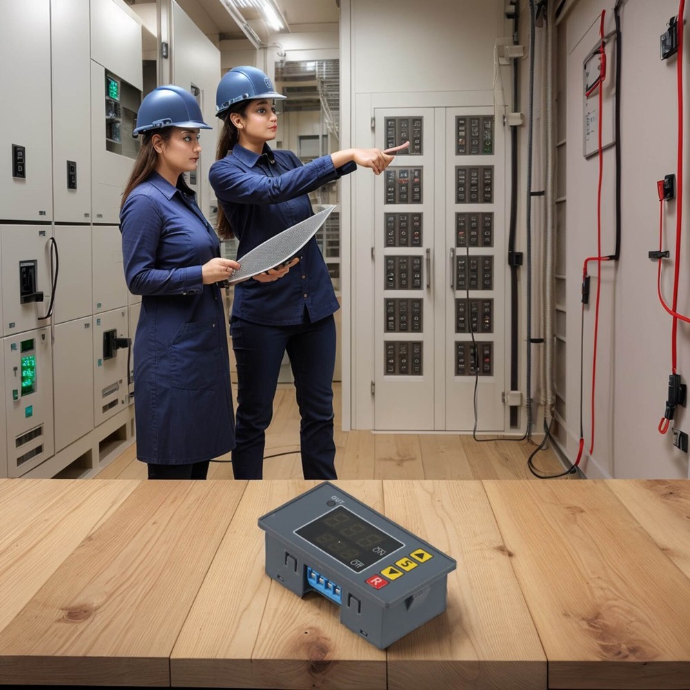 Digital Timer Relay Switch Module 12V DC Time Delay Control LED Display