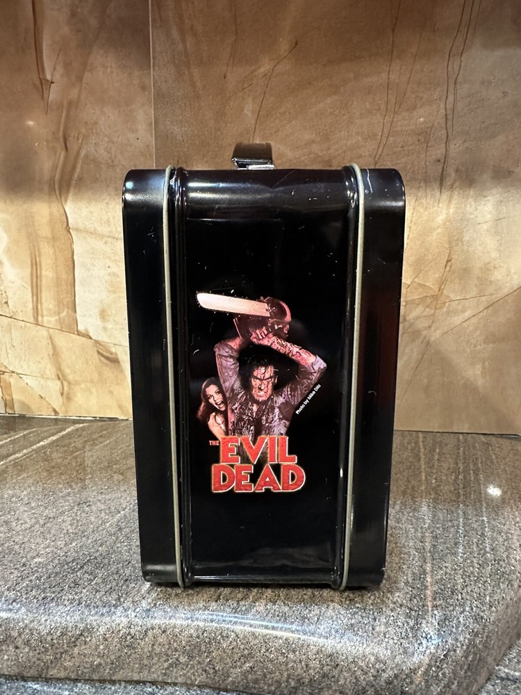Autographed 2001 Evil Dead Lunchbox with Bronwyn Bradley & Lee Cronin