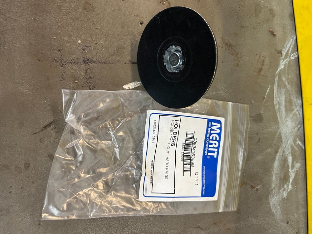 MERIT QUICK CHANGE ABRASIVE BACK UP PAD