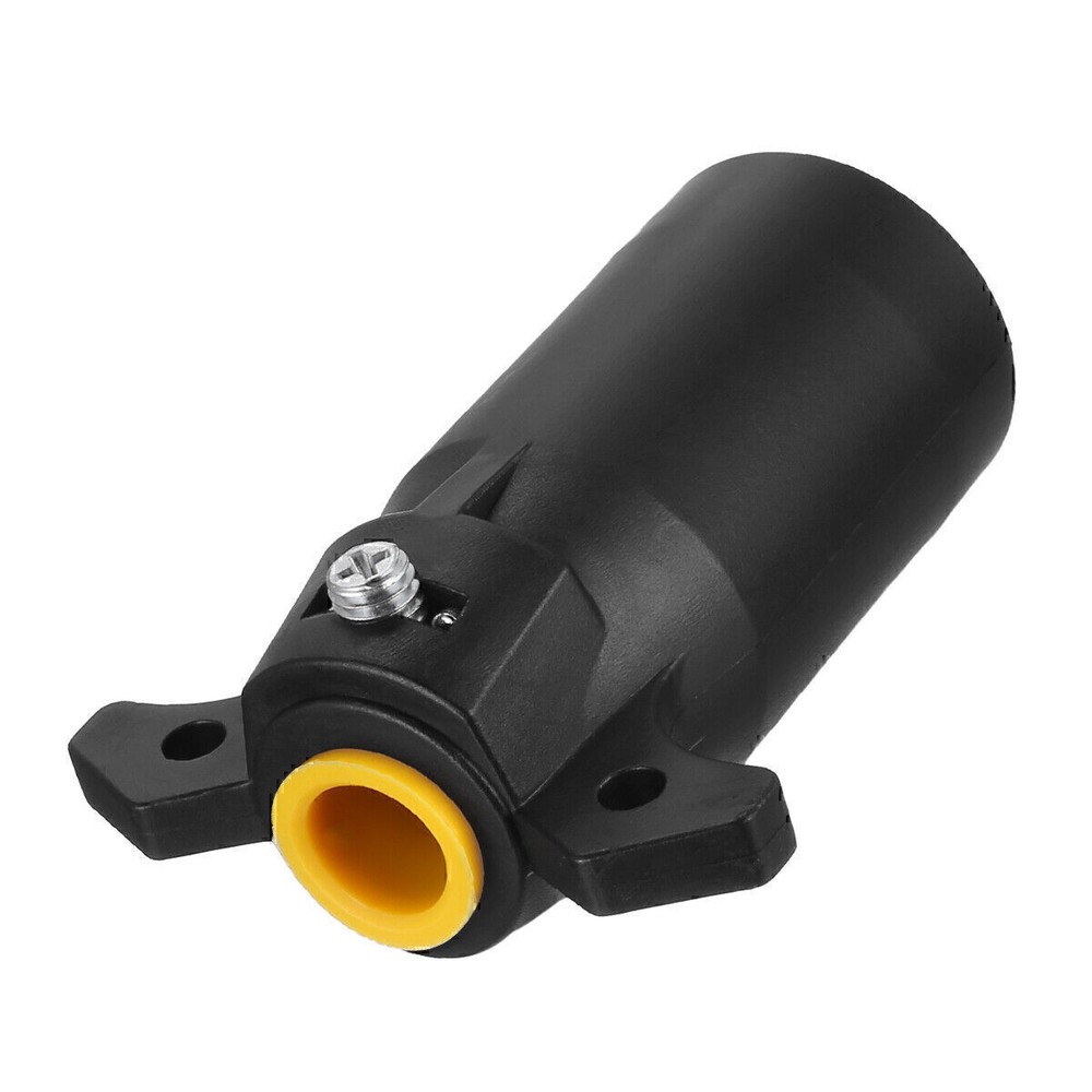 7 Way Round RV Style Trailer Light Plug Connector Replacement End Blade Pin