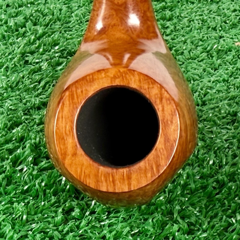 SAM LEARNED FREEHAND BENT EGG ARTISAN PIPE, CRESCENT MOON GRADED. USA