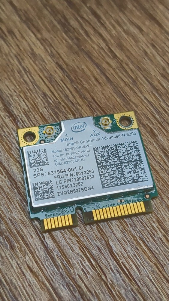 Intel Centrino Advanced-N 6205 Wireless Card [TESTED: GOOD]