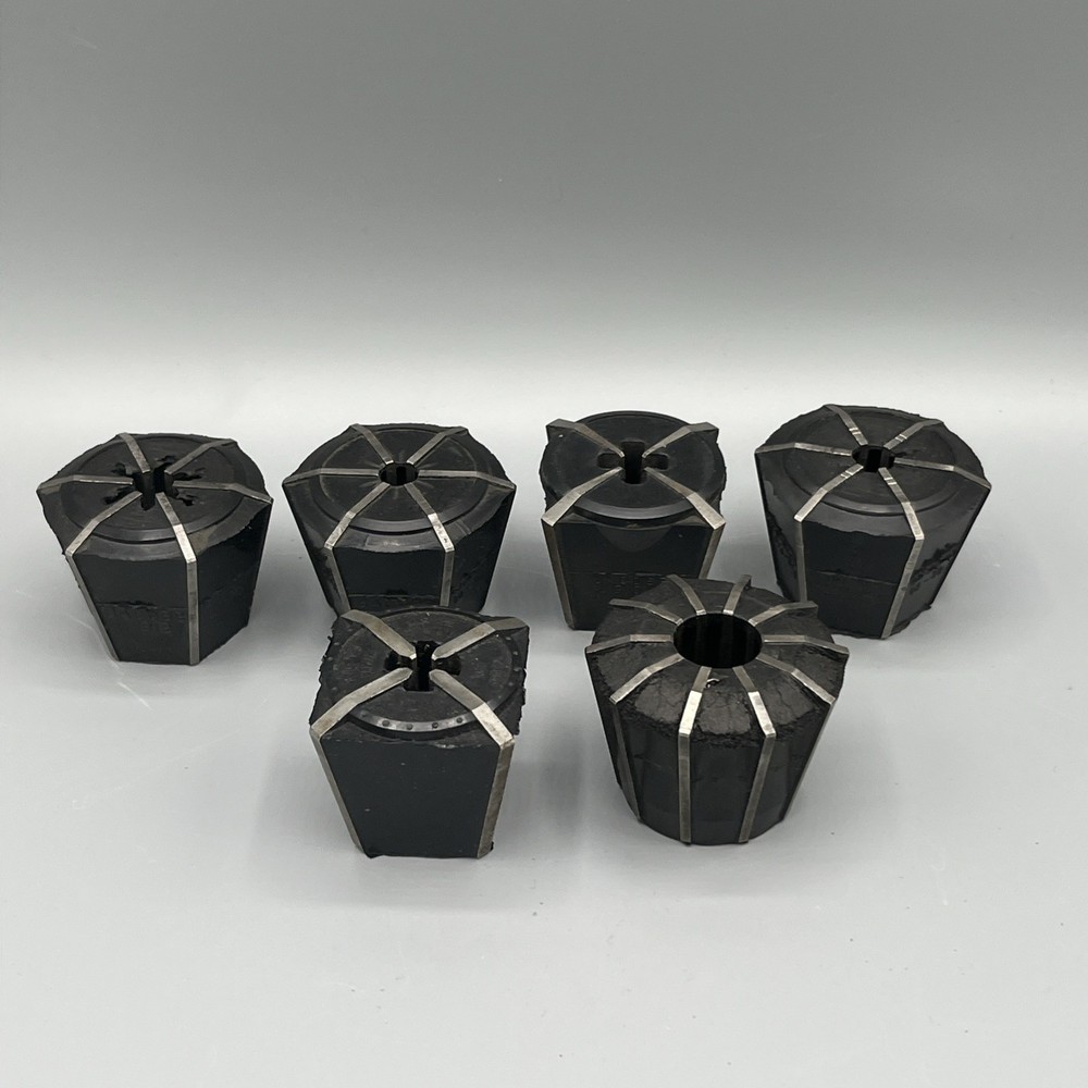 (6) Jacob’s Rubber Flex Collets Lot #C