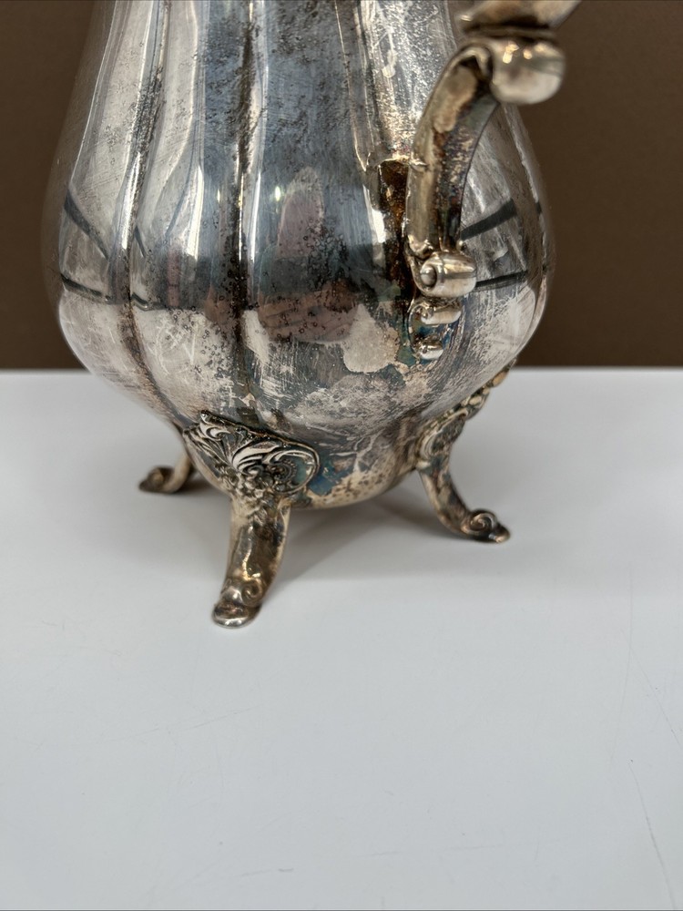 Wallace Baroque 267 Silverplate Footed Water Pitcher Large