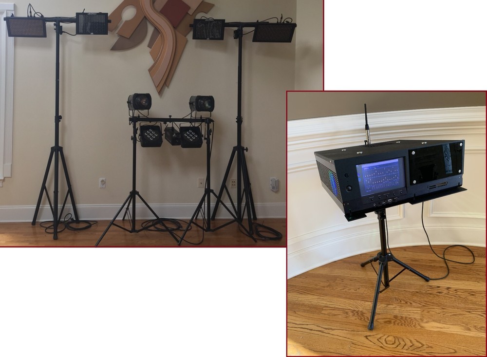 Light Show System: fixtures, PC, DMX controller, software - flawless